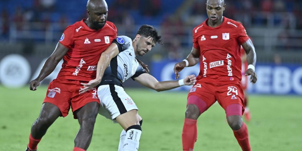 América de Cali 1 x 1 Corinthians: siga os lances do jogo da Sul-Americana