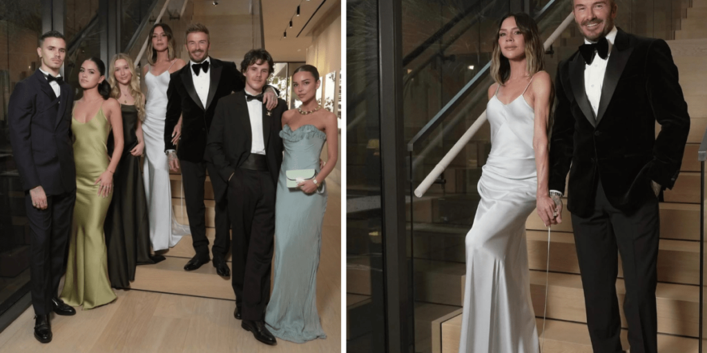 Victoria mostra início das comemorações de 50 anos de David Beckham