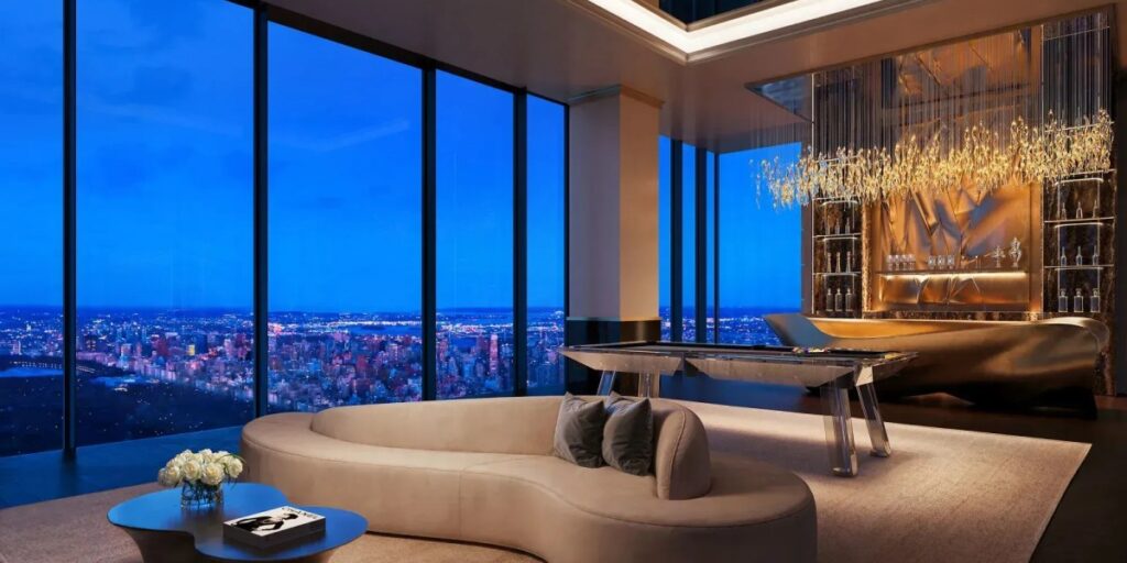 Cobertura no prédio mais estreito do mundo está à venda por R$ 620 milhões