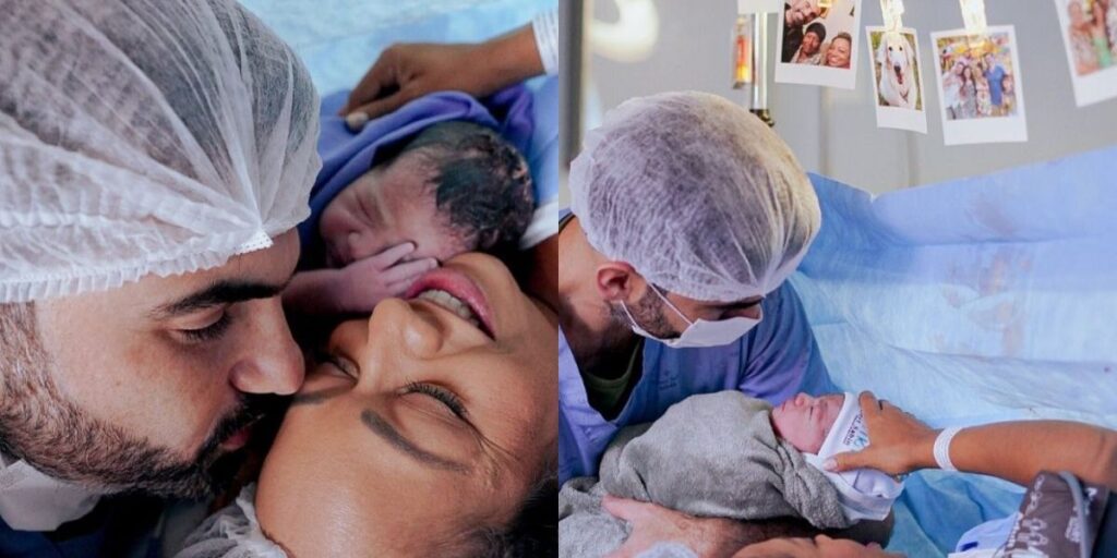 Ex-Chiquitita Aretha Oliveira anuncia nascimento da filha e revela nome