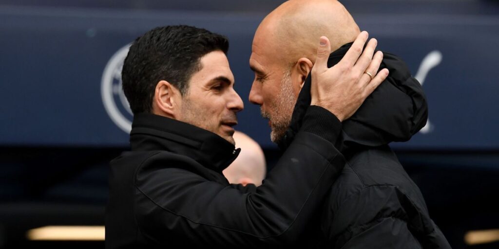 Arteta diz que Guardiola inspirou campanha do Arsenal na Champions