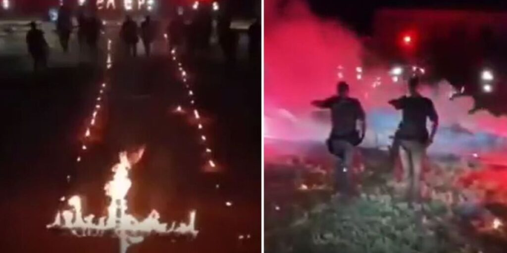 Ministério Público investiga vídeo de PMs queimando cruz no interior de SP