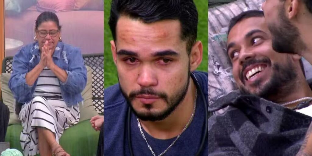 BBB25: madrugada tem choro e flerte após formação de Paredão