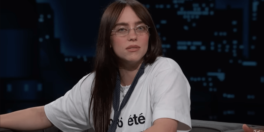 Billie Eilish diz que "odiava completamente" seu nome quando criança