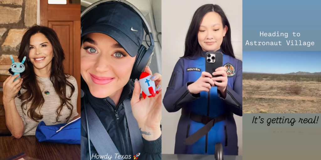 Blue Origin: veja preparação de Katy Perry e a tripulação que vai ao espaço