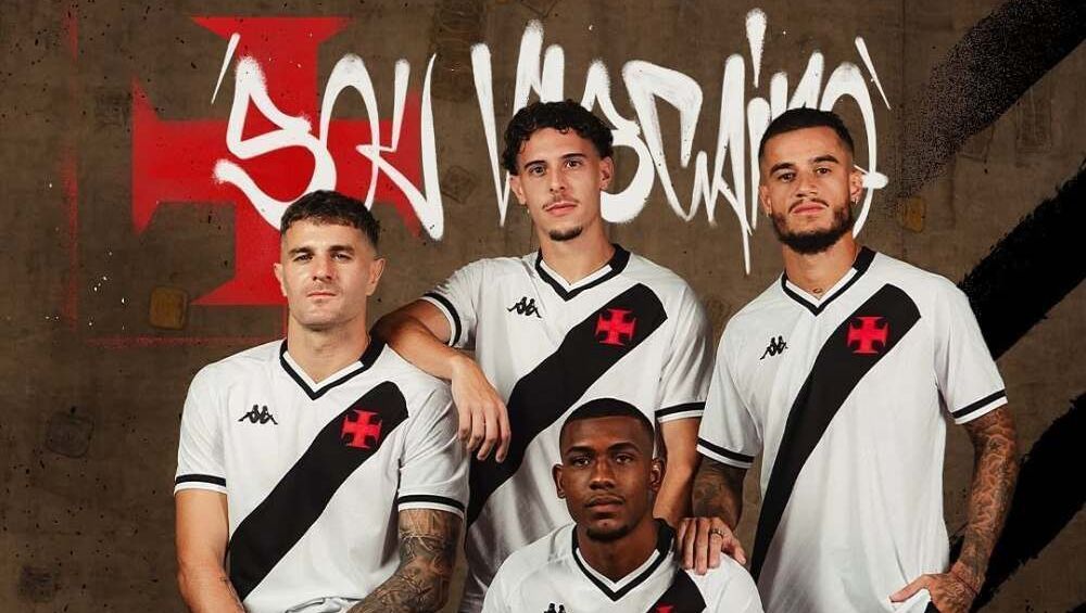 Vasco lança novo uniforme para temporada 2025; veja
