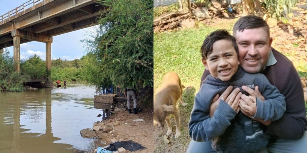 Menino jogado de ponte pelo pai teve traumatismo craniano, diz perícia
