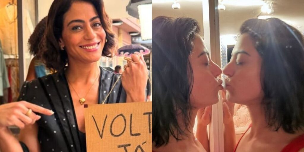 Carol Castro ironiza Dia do Beijo: "É o que temos para hoje"