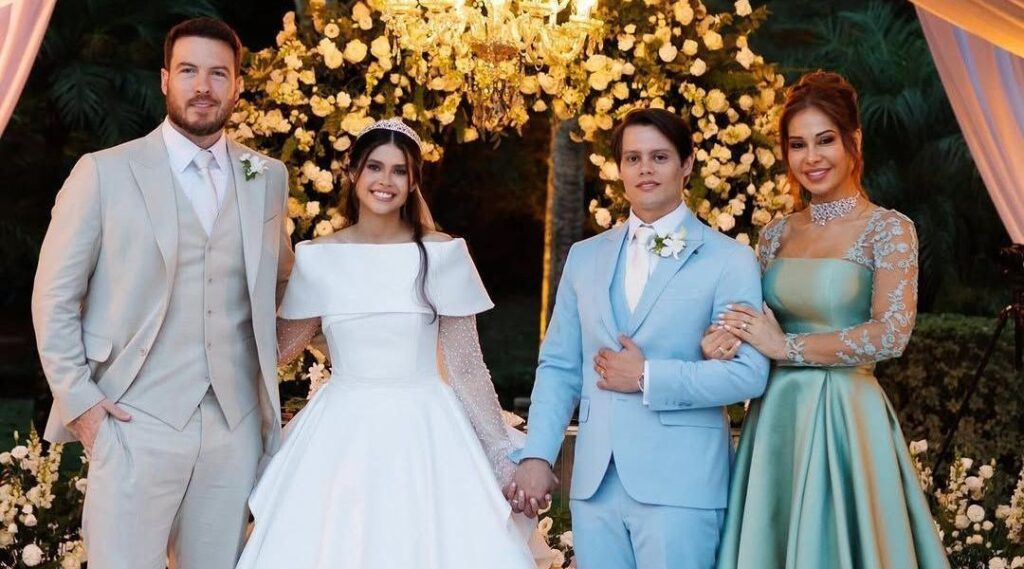 Filho de Maíra Cardi tem casamento luxuoso bancado pela mãe; veja fotos