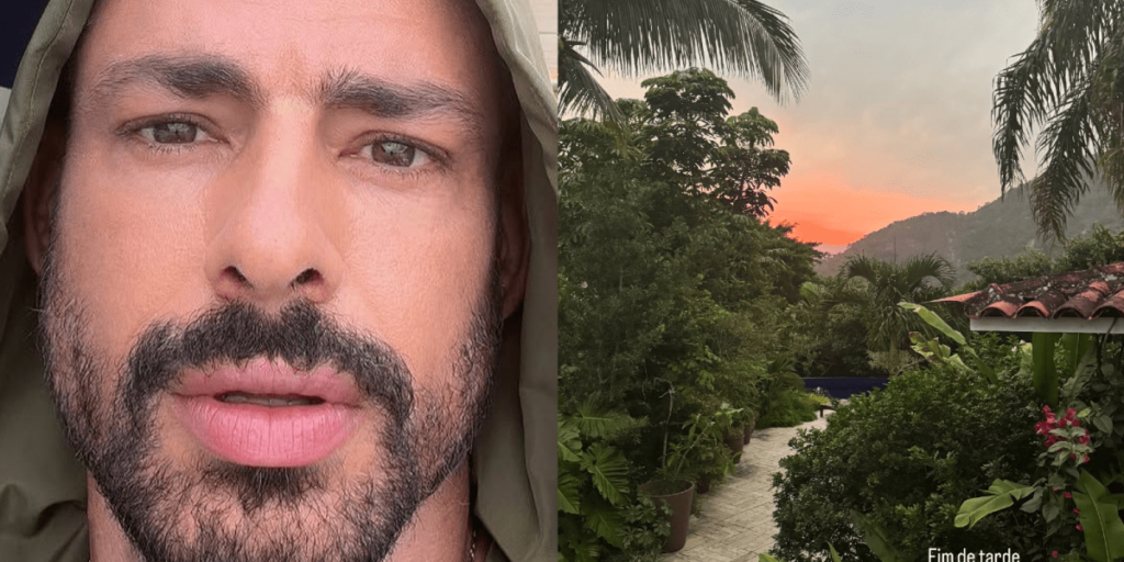 Em meio à polêmicas, Cauã Reymond mostra dia na praia