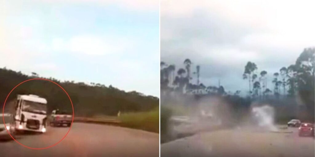 MG: Colisão entre caminhão e carros deixa uma pessoa morta e quatro feridas