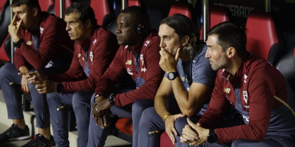 Lesões no São Paulo preocupam Zubeldía antes de confronto com o Cruzeiro
