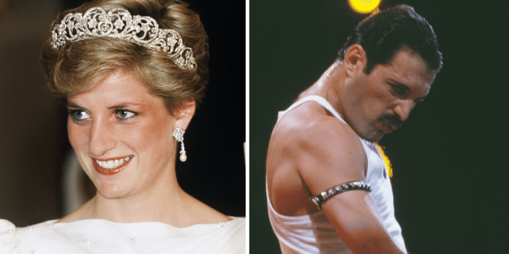 Lady Di se disfarçou para entrar em bar gay com Freddie Mercury, diz site