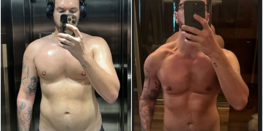 Eliezer mostra antes de depois após quatro meses de treinos; veja