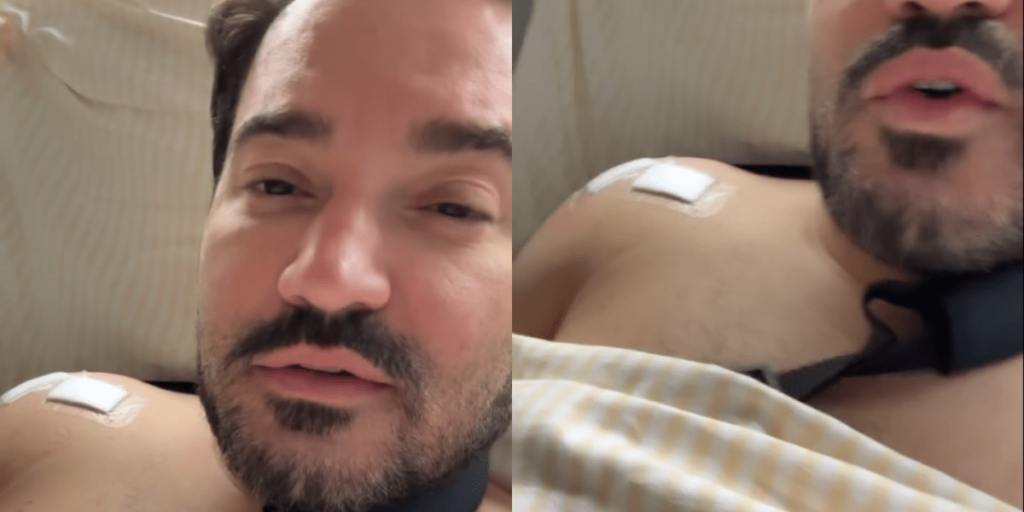 Fernando Zor passa por cirurgia no ombro: "Equipe colocou no lugar"