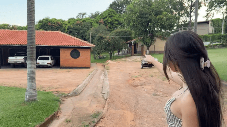 Franciny Ehlke faz tour por fazenda que vive com bilionário; assista