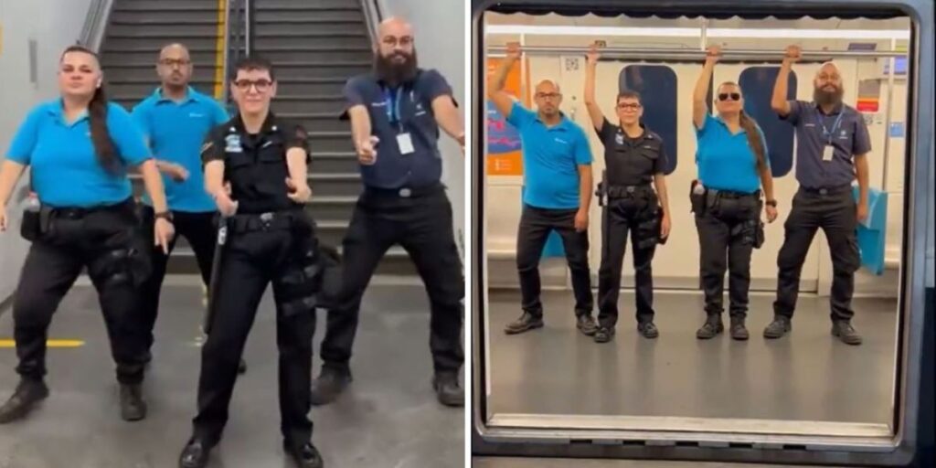 Funcionários de metrô no Rio recriam clipe de Lady Gaga; assista