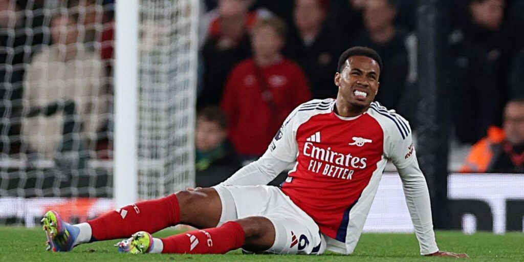 Arsenal perde Gabriel Magalhães pelo resto da temporada por lesão