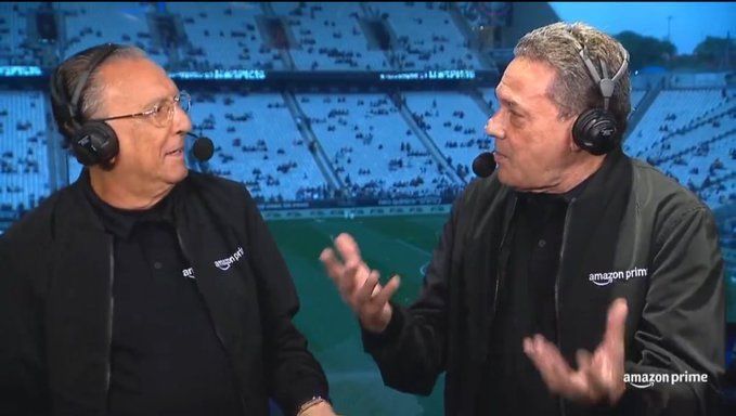 “Pane geral” e gol que não foi: a volta de Galvão Bueno ao Brasileirão