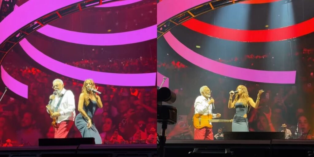 Anitta faz participação surpresa em show de Gilberto Gil; veja