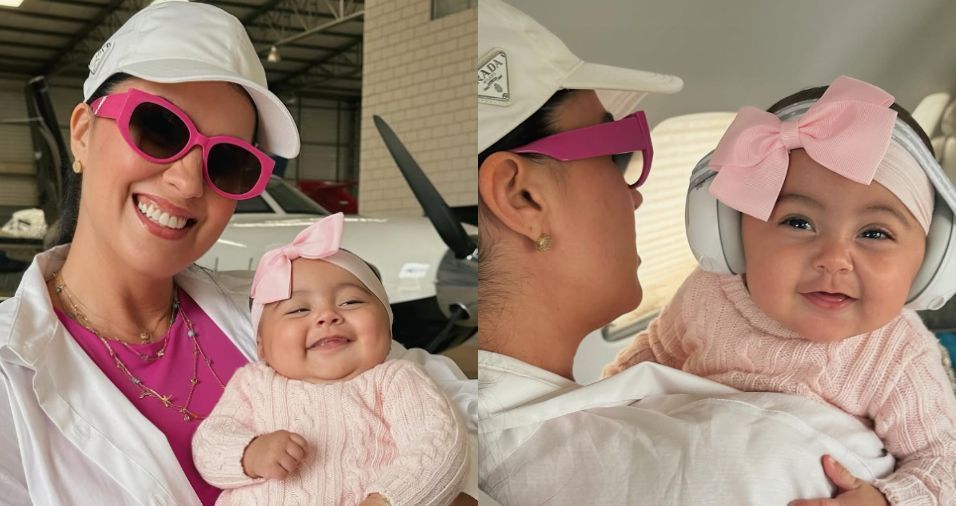 Graciele Lacerda encanta ao mostrar sorriso da filha com Zezé Di Camargo