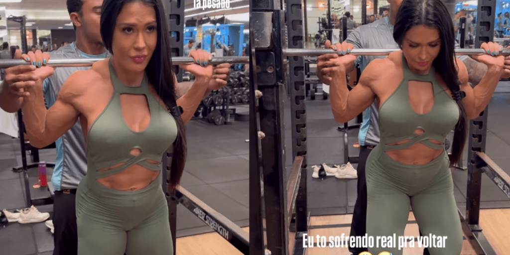 Gracyanne diz que está sofrendo para voltar aos treinos após BBB: "Pesado"