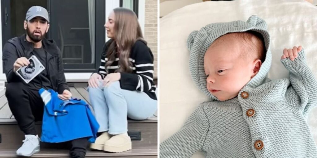 Nasce Elliot Marshall, primeiro neto de Eminem; veja fotos
