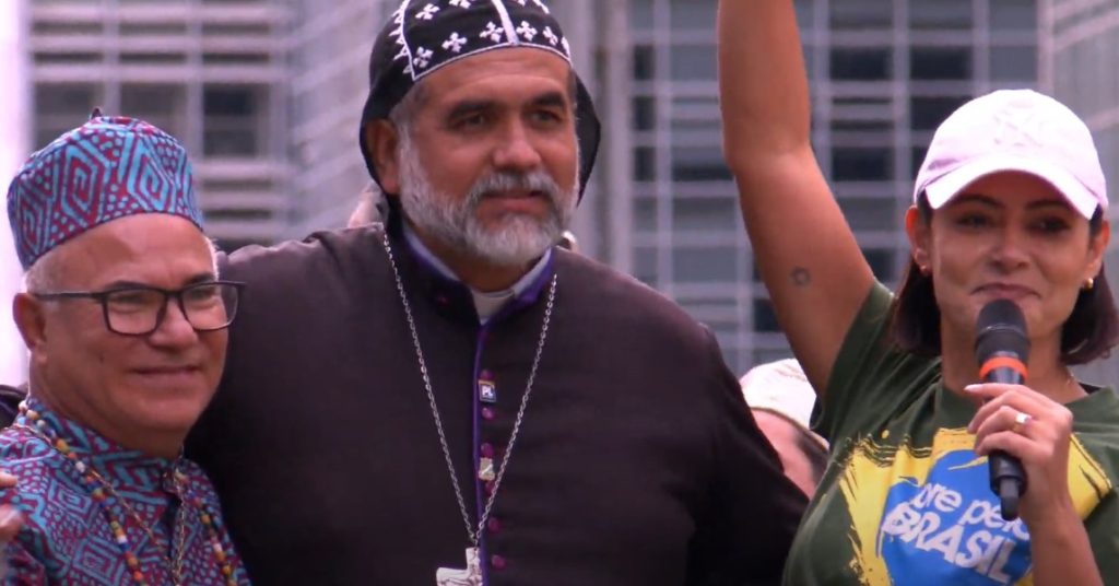 Padre Kelmon participa de manifestação pela anistia na Avenida Paulista