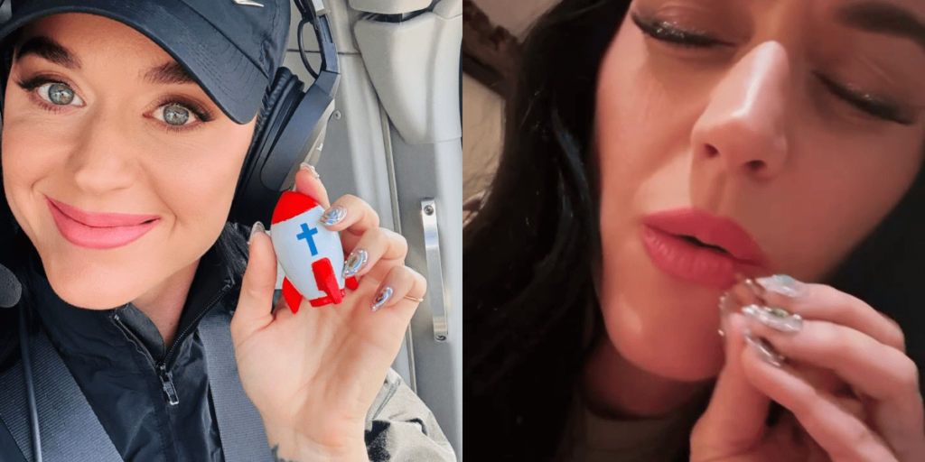 Katy Perry adota unhas especiais para viagem ao espaço com a Blue Origin