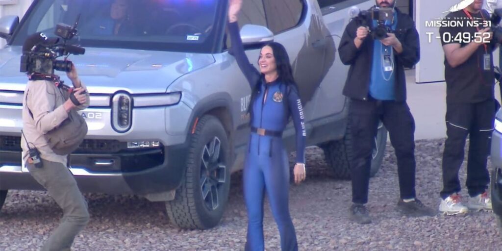 Katy Perry deixou mensagem emocionada à família antes de ir para o espaço