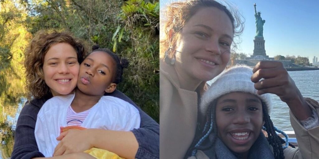 Leandra Leal celebra aniversário da filha e defende a adoção