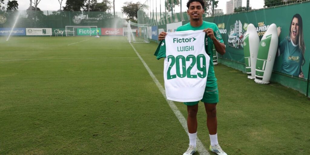 Palmeiras renova com Luighi, joia da base, até 2029