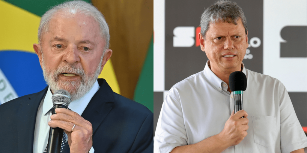 Datafolha: em eventual segundo turno, Lula teria 48% e Tarcísio, 39%