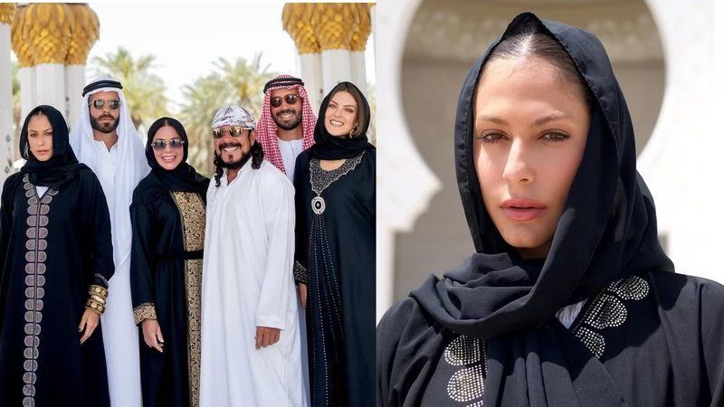 Mari Gonzalez visita mesquita com Bell Marques e família; veja fotos