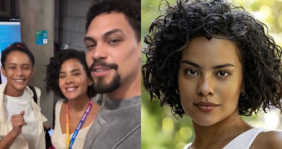 Fora do BBB25, Vinícius encontra Bella Campos: "Odiadinha do Brasil"