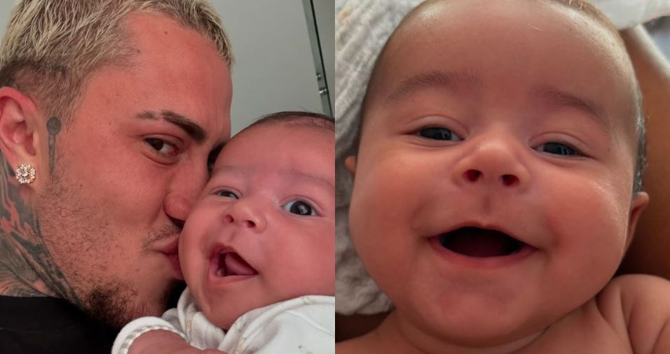 MC Daniel celebra 2 meses de vida do filho Rás