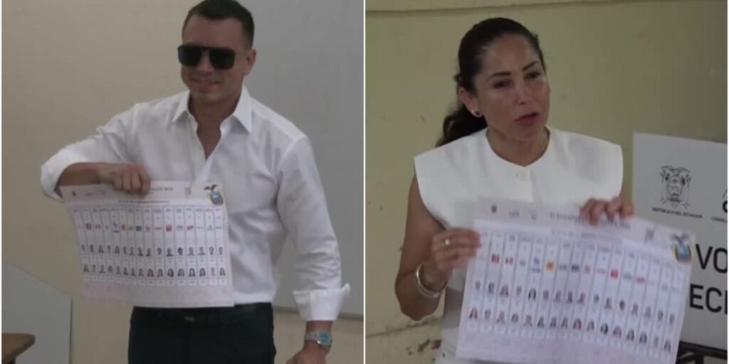 Urnas fecham para segundo turno da eleição presidencial no Equador