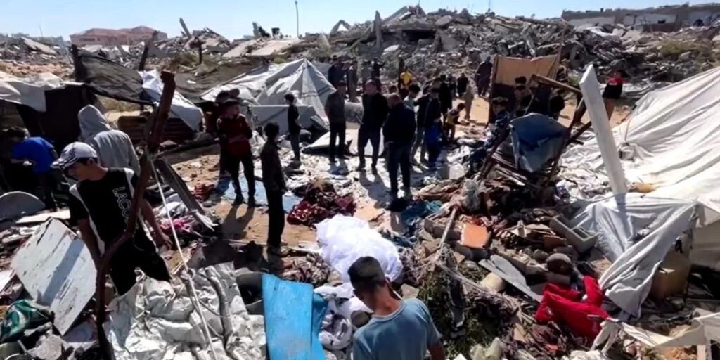 Palestino lamenta morte de filho e netos em novo ataque israelense