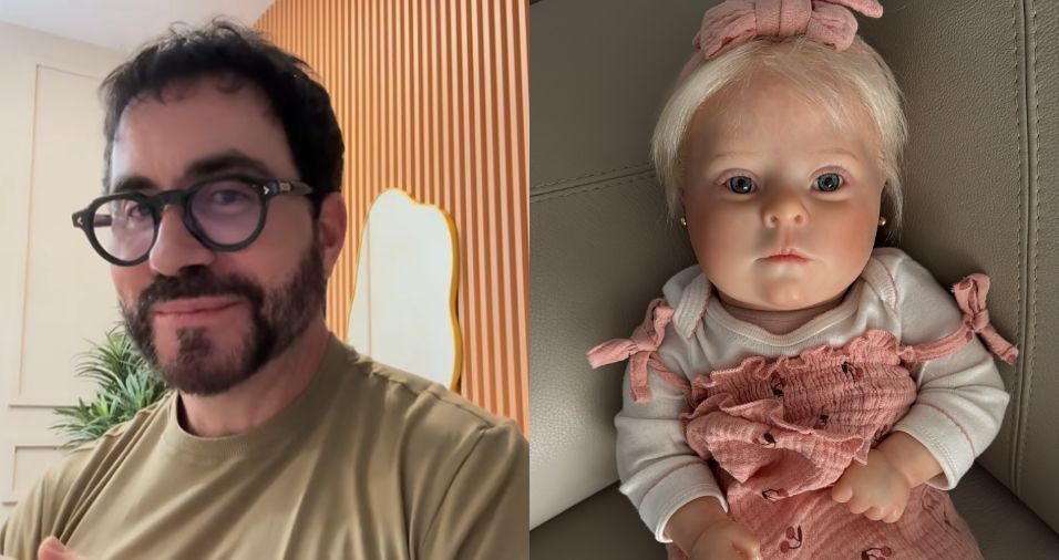 Padre Fábio de Melo "adota boneca" com síndrome de Down nos Estados Unidos