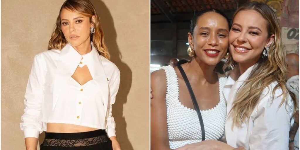 "Vale Tudo": Paolla Oliveira e Taís Araújo posam juntas em estreia