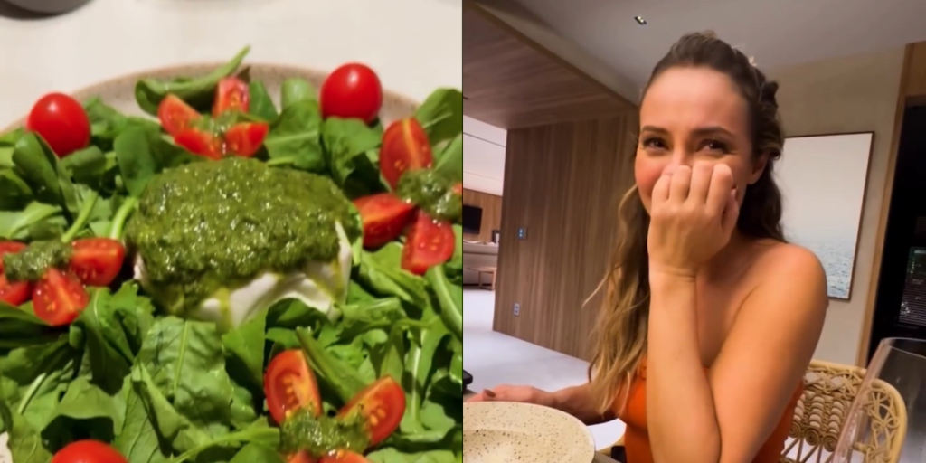 Diogo Nogueira prepara jantar surpresa para aniversário de Paolla Oliveira