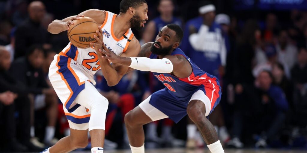 Pistons seguram Knicks e evitam eliminação nos playoffs da NBA
