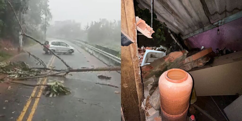 Chuva esperada para 18 dias caiu em seis horas em Mauá, na Grande São Paulo