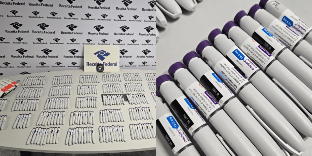 Carga de R$ 1 milhão em Mounjaro é apreendida no Aeroporto do Recife