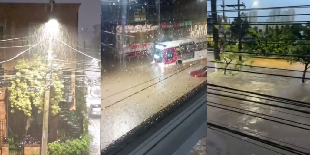 Chuva forte causa transtornos na Grande São Paulo nesta sexta (4)