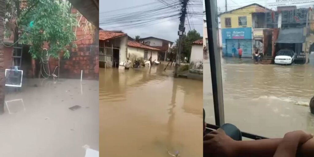 Chuvas intensas causam inundações no Ceará; mais de 130 municípios em risco
