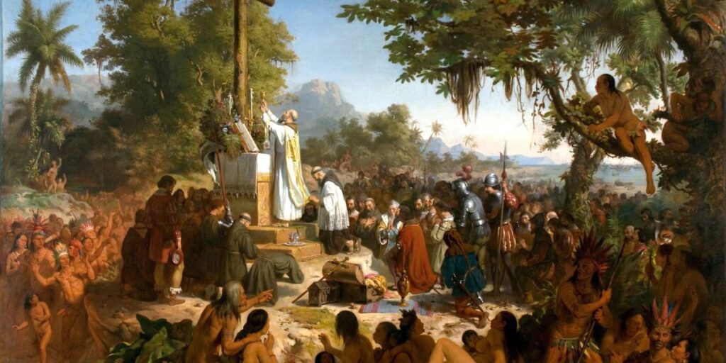 Este sábado (26) marca o aniversário da primeira missa celebrada no Brasil