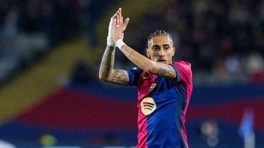 Raphinha e Yamal dão show, e Barcelona atropela o Borussia na Champions