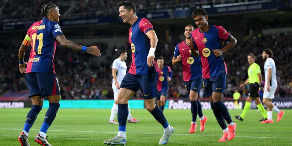 Saiba por que Lewandowski pode ser uma ameaça a Raphinha na Champions