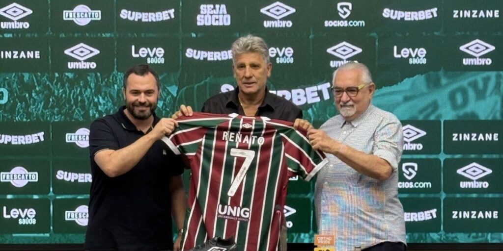"Fluminense vai jogar como time grande", diz Renato durante apresentação